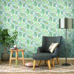 Ador Palace Life Wallpaper Summer Picnic Bottle Green AW09L517N75
