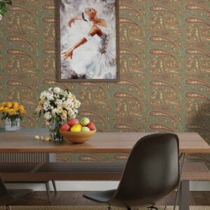 Ador Banjara Wallpaper Bazaar Olive AW08L478N75