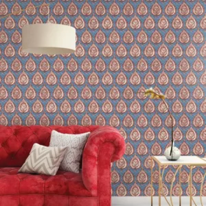 Ador Banjara Wallpaper Mosaic Turquoise AW08L501N75