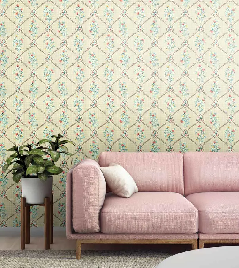 Ador Banjara Wallpaper Garden Gala Sage AW08L480N75