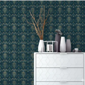 Ador Palace Life Wallpaper Magic Show Blue Grey AW09L551N75