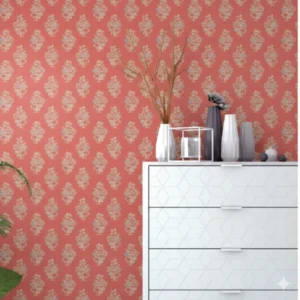 Ador Palace Life Wallpaper Masquerade Coral AW09L545N75