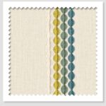 Amelia Amour Stripe _ _ Lagoon Fabric