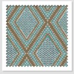 Amelia Kolam Turquoise Fabric