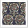 Amelia Ottoman Flower Patriot Fabric