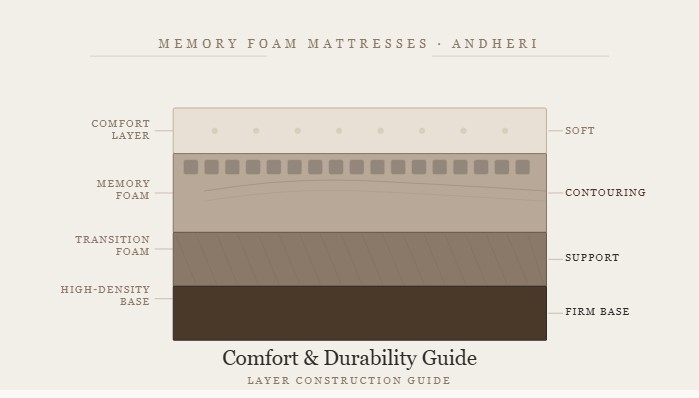 Memory Foam Mattresses in Andheri