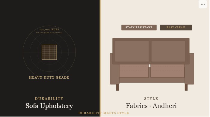 Sofa Upholstery Fabrics in Andheri