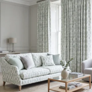 Leuer Sheers | Lois | Geometric | 115729 - Grey