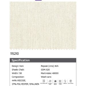 Essentials Vani Chalk Fabric