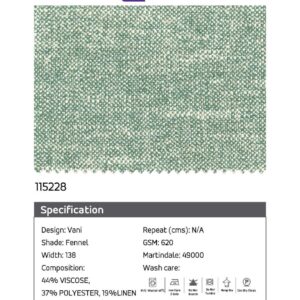 Essentials Vani Fennel Fabric