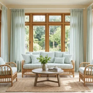 Leuer Sheers | Amer | Texture | 115761 - Aqua