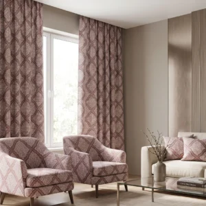 Origins 9 | Waranda | Alizarin | Damask Motif | 113117 | Curtain, Blind, Upholstery - Alizarin