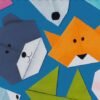 Trail Blazers FOLDED FACES Fabric