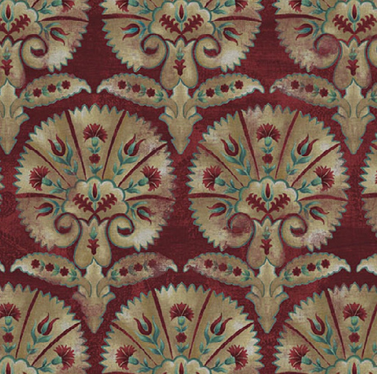 OTTOMAN FLOWER | GARNET | 103717