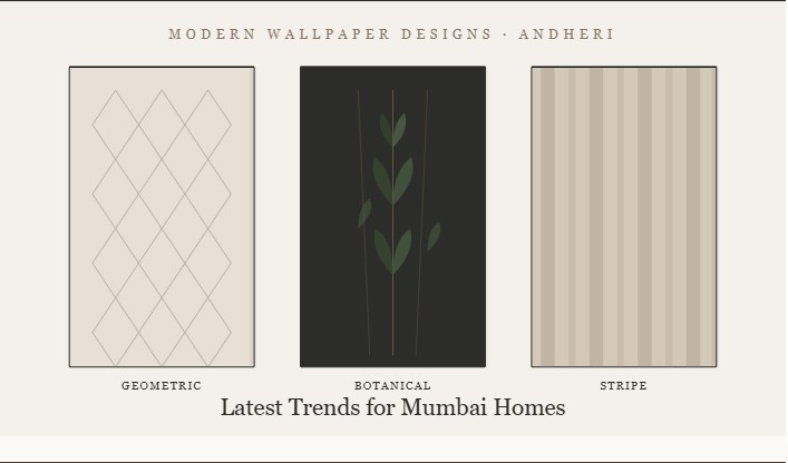 Modern Wallpaper Designs in Andheri