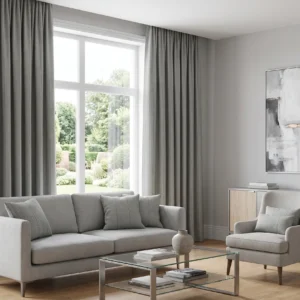 Basaal Cement Textured Woven Heavy Duty Upholstery Fabric