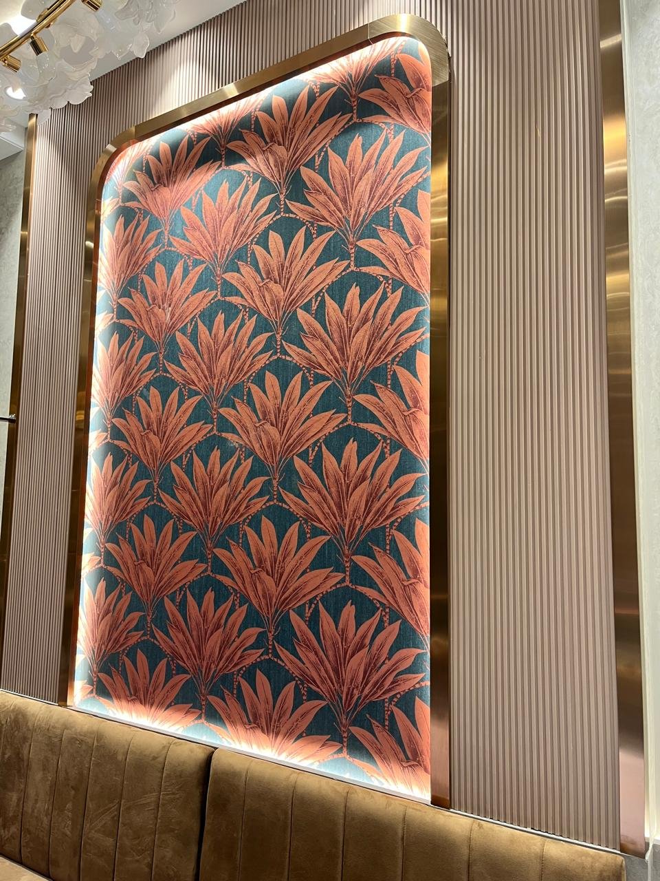 Designer wallpaper installation